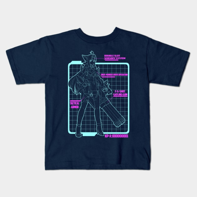 Robot schematic Kids T-Shirt by CoinboxTees